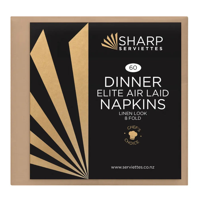 Sharp Dinner Airlaid 8 Fold (4 Colours)  Dinner Napkins