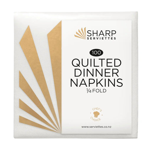 Sharp Dinner Quilted 4 Fold  Dinner Napkins
