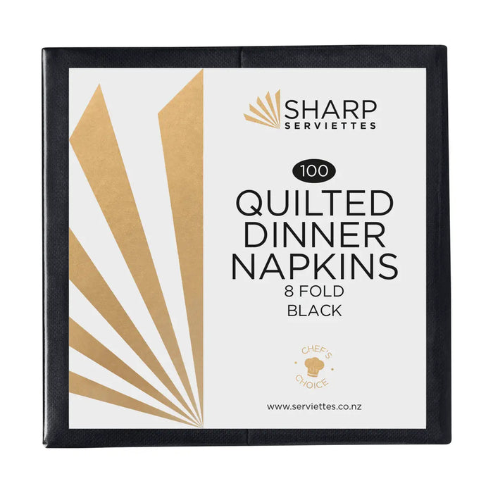 Sharp Dinner Quilted 8 Fold (5 Colours)  Dinner Napkins