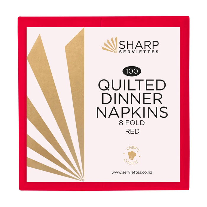 Sharp Dinner Quilted 8 Fold (5 Colours)  Dinner Napkins