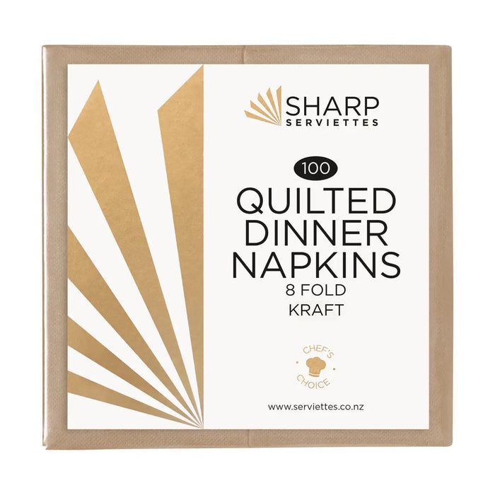 Sharp Dinner Quilted 8 Fold (5 Colours)  Dinner Napkins