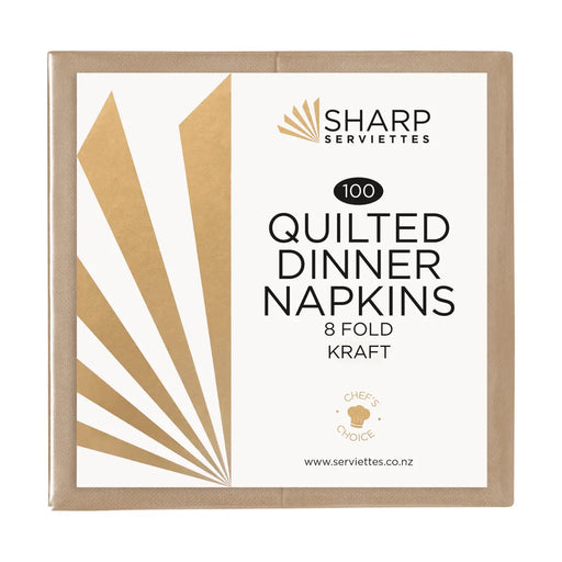 Sharp Dinner Quilted 8 Fold (5 Colours)  Dinner Napkins