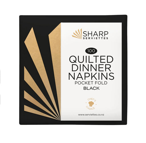 Sharp Dinner Quilted Pocket Fold (2 Colours)  Dinner Napkins