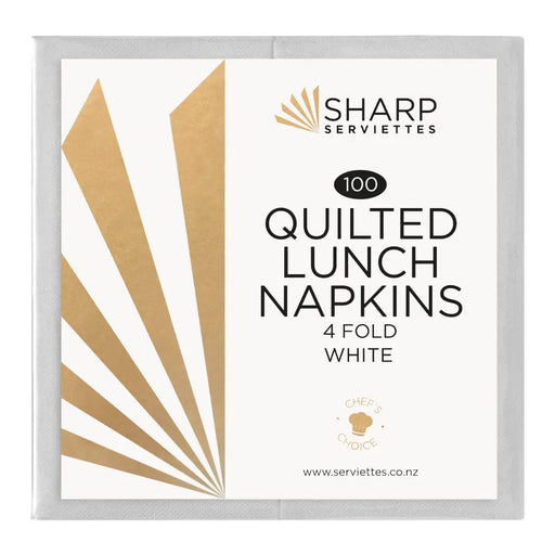 Sharp Lunch Quilted 4 Fold  Lunch Napkins