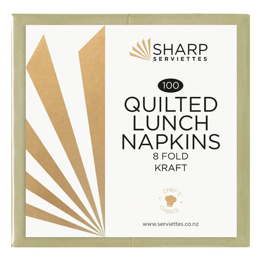 Sharp Lunch Quilted 8 Fold (2 Colours)  Lunch Napkins