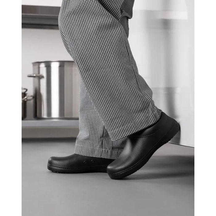 Slipbuster Basix Chef Clogs Black  Footwear
