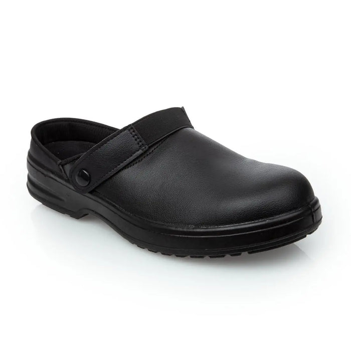 Slipbuster Cryzon Safety Chef Clogs Black - A813-36 - Simply Hospitality NZ