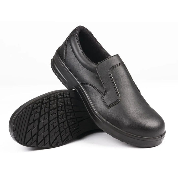 Slipbuster Koralis Slip-On Safety Shoes Black  Footwear