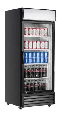 Snowman Glass Door Upright Fridge - 700mm - 1 Door - P600WB