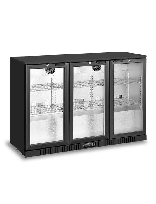 Snowman Swing Door Back Bar Cooler - 1350mm - 3 Swing Doors - BB-330HEC