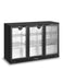 Snowman Swing Door Back Bar Cooler - 1350mm - 3 Swing Doors - BB-330HEC