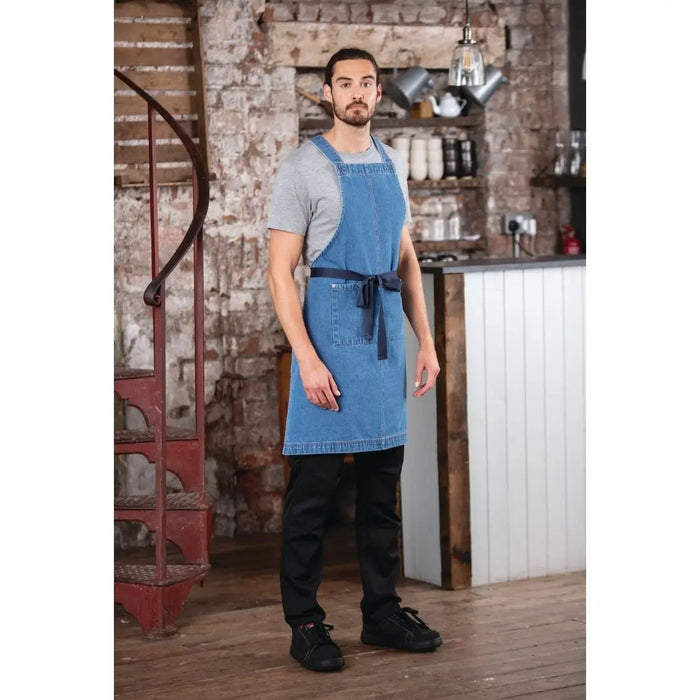 Southside Denim Bib Apron Light Blue  Aprons