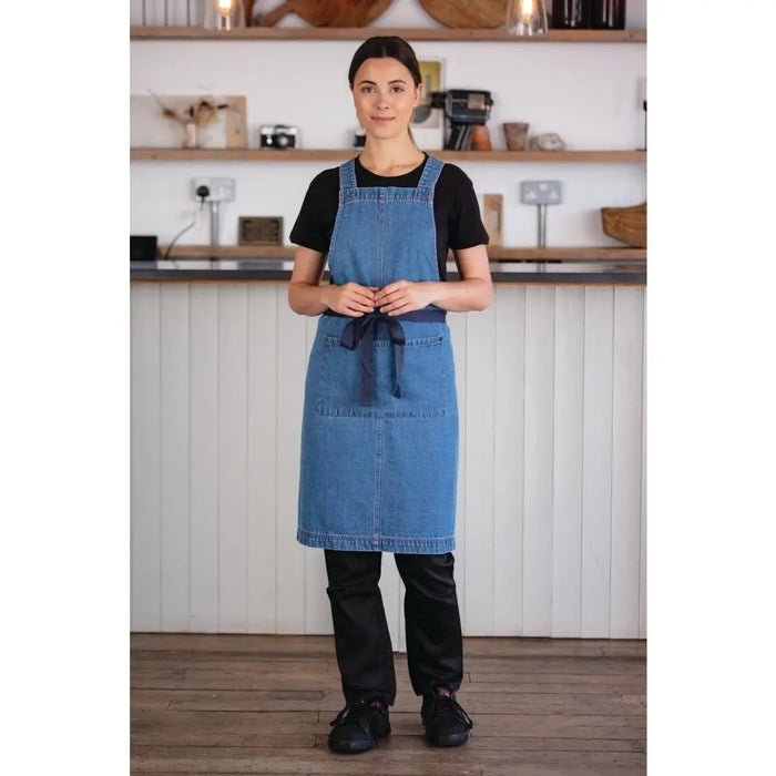 Southside Denim Bib Apron Light Blue  Aprons