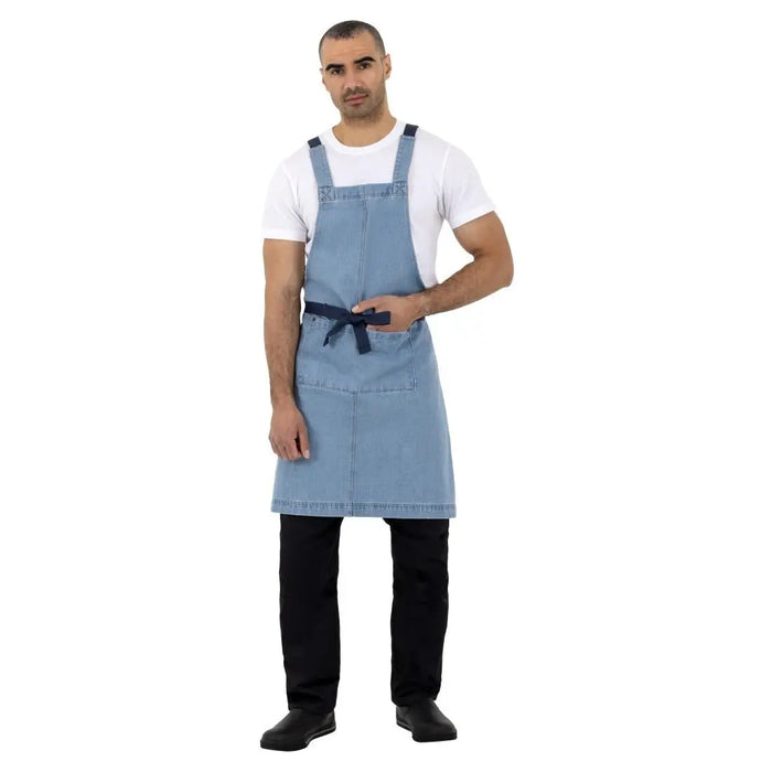 Southside Denim Bib Apron Light Blue  Aprons