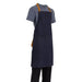 Whites Southside Bib Apron Blue Denim - B980 - Simply Hospitality NZ