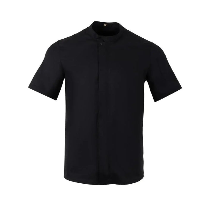Southside Harlem Chef Jacket Black Short Sleeve Mesh  Chef Jackets and Shirts