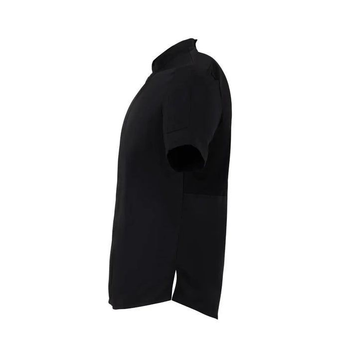 Southside Harlem Chef Jacket Black Short Sleeve Mesh  Chef Jackets and Shirts