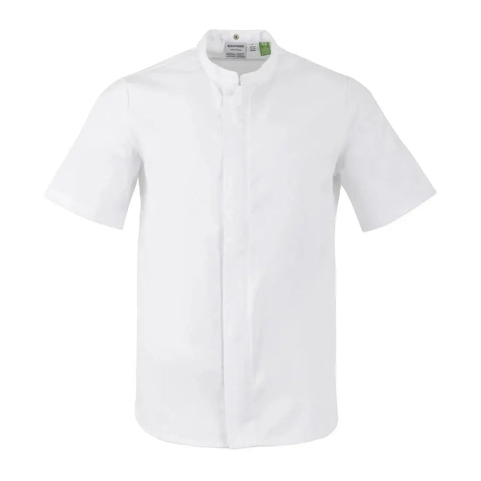 Southside Harlem Chef Jacket White Short Sleeve Mesh