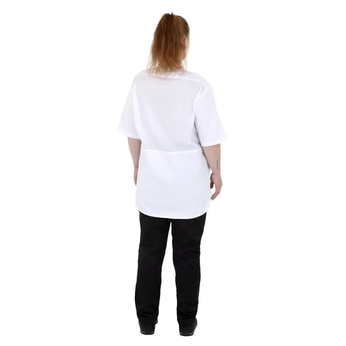 Southside Harlem Chef Jacket White Short Sleeve Mesh  Chef Jackets and Shirts
