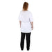 Southside Harlem Chef Jacket White Short Sleeve Mesh  Chef Jackets and Shirts