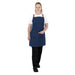 Southside Short-Length X-Cross Back Bib Apron – Denim Blue with Tan Ties  Aprons