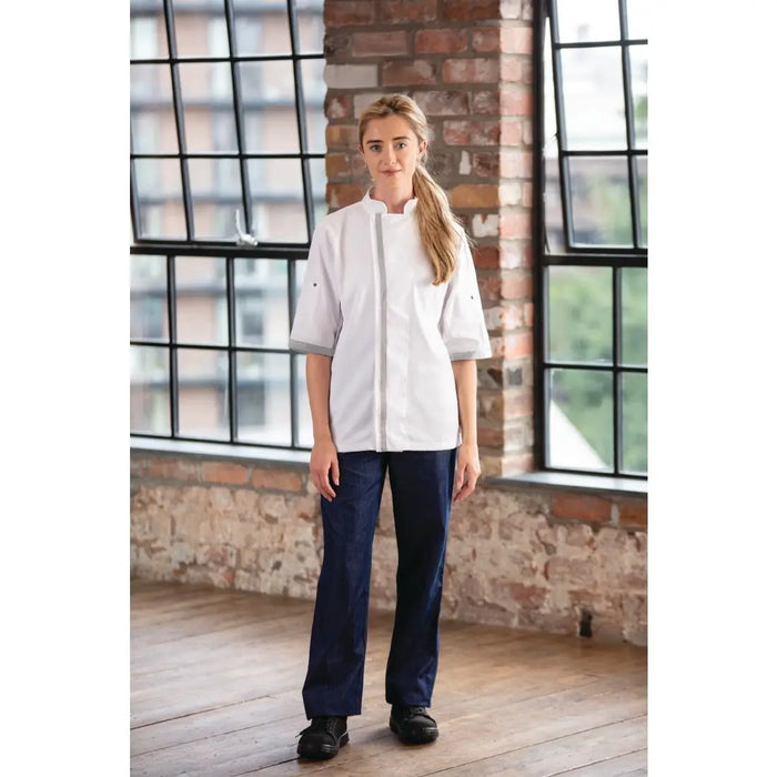Southside Unisex Chef Jacket White