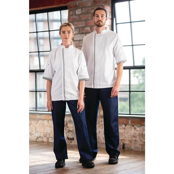 Southside Unisex Chef Jacket White