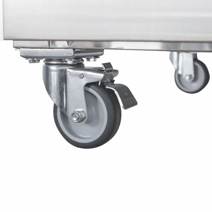 Stainless Steel Double Glass Door Upright Freezer Fed-x – XURF1200G2V  Upright Display Freezers