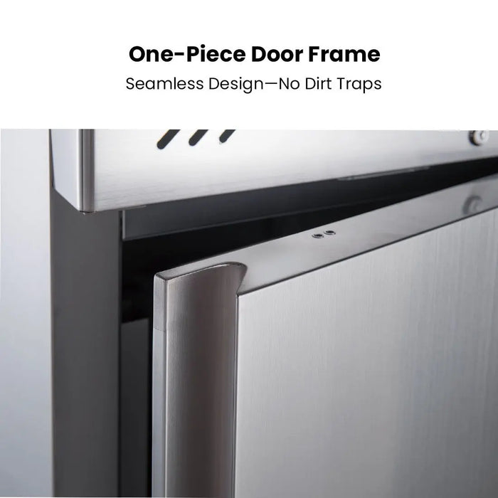 Stainless Steel Single Full Door Upright Fridge - XURC600SFV - Fed-x - view 3