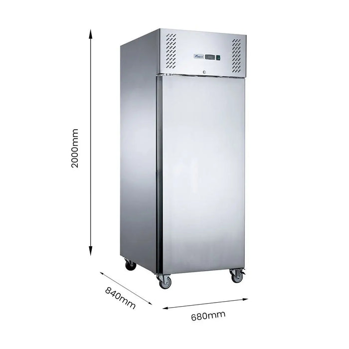 Stainless Steel Single Full Door Upright Fridge - XURC600SFV - Fed-x - view 7