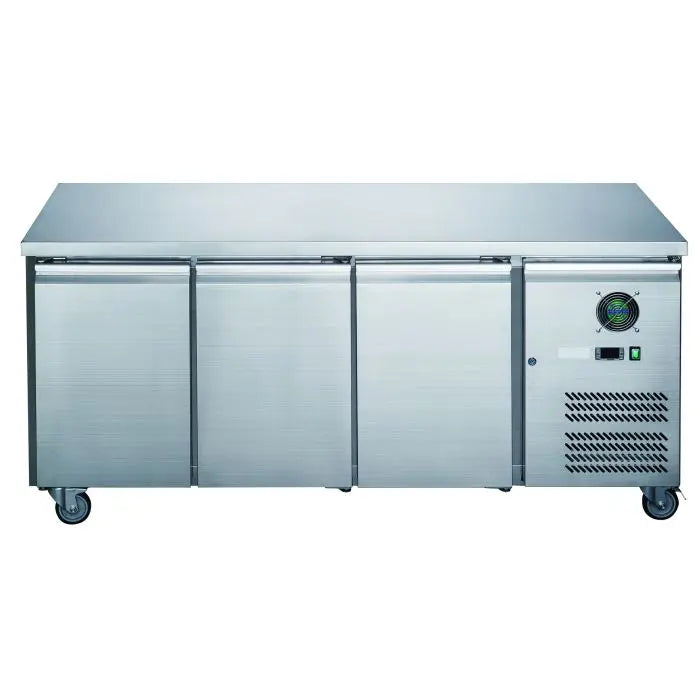 Stainless Steel Three Door Bench Fridge Fed-X – XUB7C18S3V  Undercounter Fridges