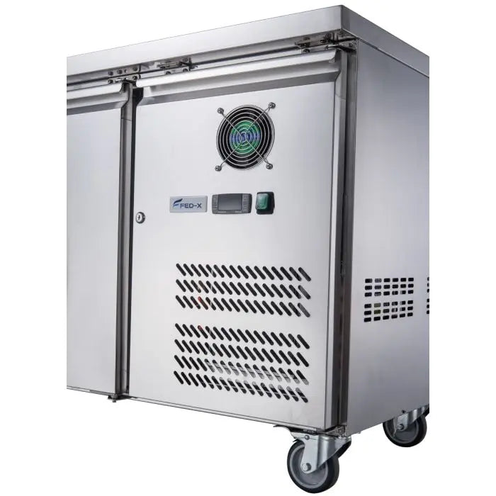 Stainless Steel Three Door Bench Fridge Fed-X – XUB7C18S3V  Undercounter Fridges