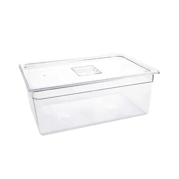 Standard Gastronorm Clear Polycarbonate - GN 1/1 200mm  Food Pans