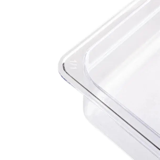 Standard Gastronorm Clear Polycarbonate - GN 1/1 200mm  Food Pans