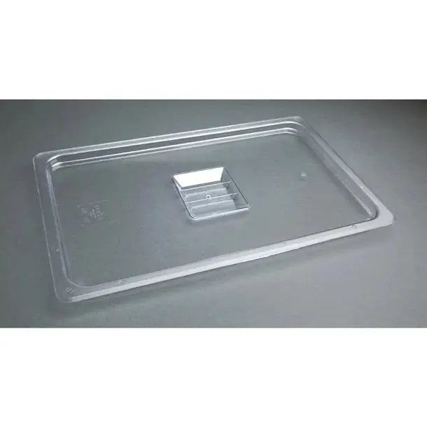 Standard Gastronorm Clear Polycarbonate - GN 1/1 Lid  Food Pans