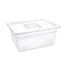 Standard Gastronorm Clear Polycarbonate - GN 1/2 150mm  Food Pans
