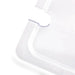 Standard Gastronorm Clear Polycarbonate - GN 1/2 Lid Notched  Food Pans