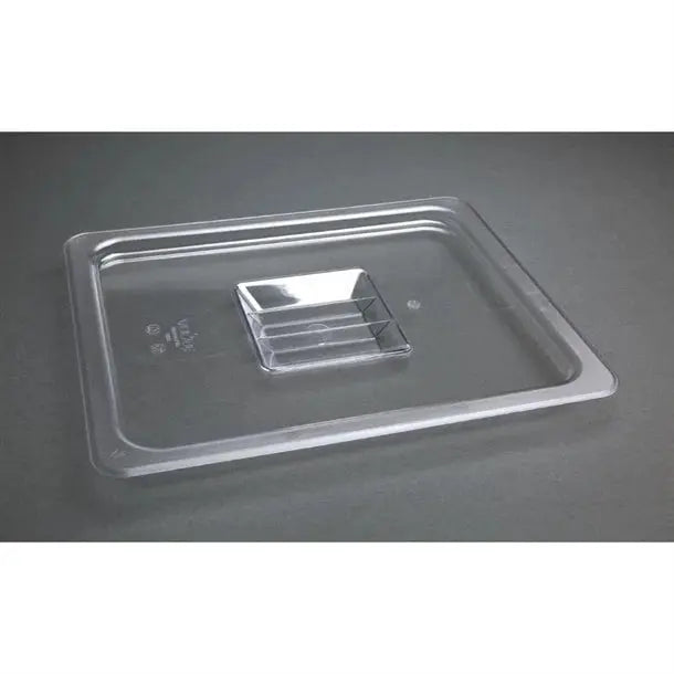 Standard Gastronorm Clear Polycarbonate - GN 1/2 Lid  Food Pans