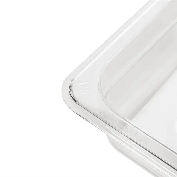 Standard Gastronorm Clear Polycarbonate - GN 1/3 150mm  Food Pans