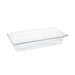 Standard Gastronorm Clear Polycarbonate - GN 1/3 65mm  Food Pans