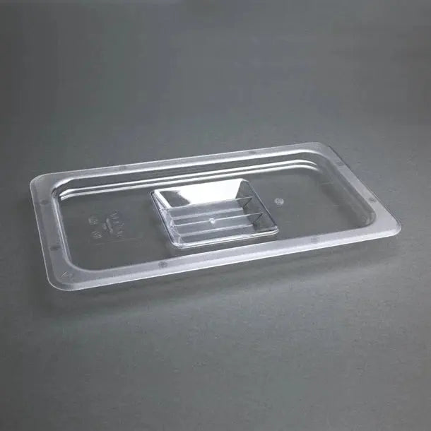 Standard Gastronorm Clear Polycarbonate - GN 1/3 Lid  Food Pans