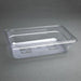 Standard Gastronorm Clear Polycarbonate - GN 1/4 65mm  Food Pans