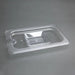 Standard Gastronorm Clear Polycarbonate - GN 1/4 Lid Notched  Food Pans
