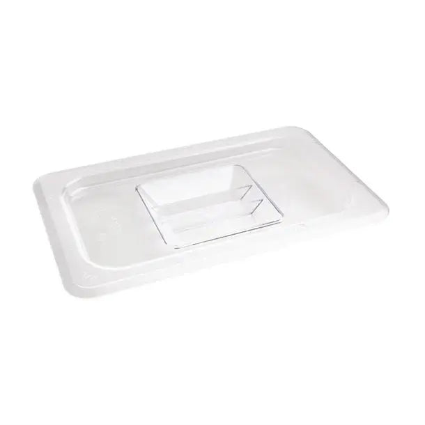 Standard Gastronorm Clear Polycarbonate - GN 1/4 Lid  Food Pans