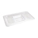 Standard Gastronorm Clear Polycarbonate - GN 1/4 Lid  Food Pans