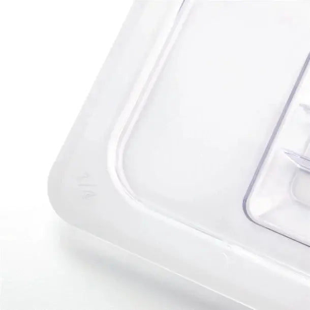 Standard Gastronorm Clear Polycarbonate - GN 1/4 Lid  Food Pans