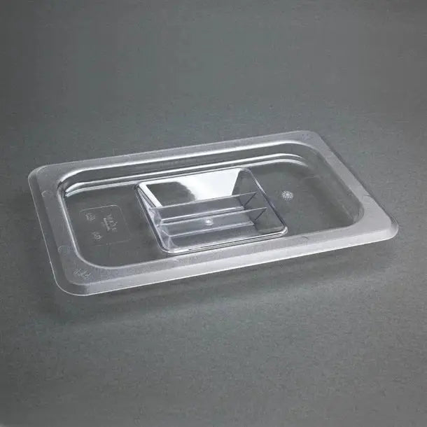 Standard Gastronorm Clear Polycarbonate - GN 1/4 Lid  Food Pans
