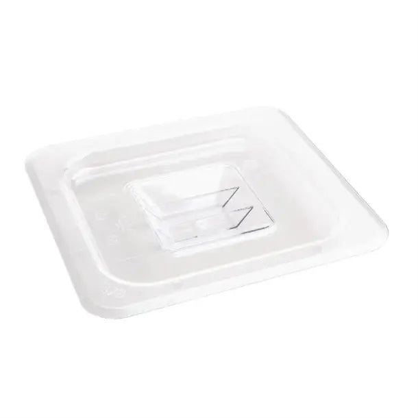 Standard Gastronorm Clear Polycarbonate - GN 1/6 Lid  Food Pans