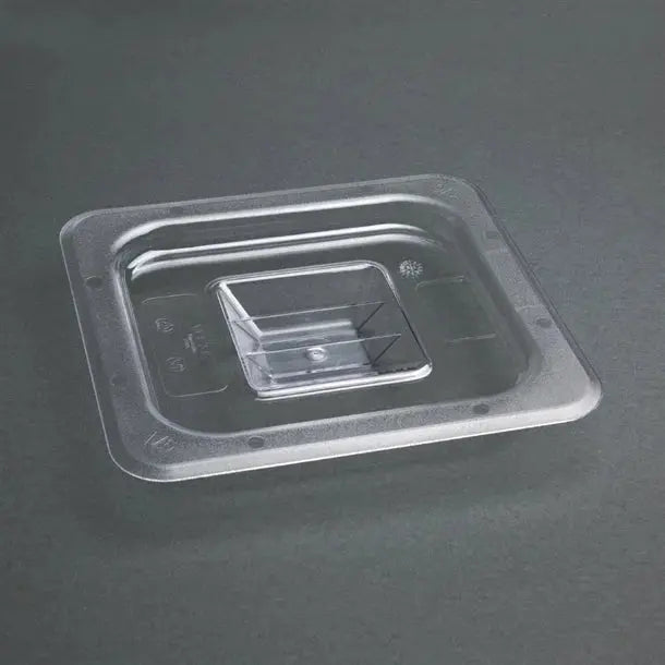 Standard Gastronorm Clear Polycarbonate - GN 1/6 Lid  Food Pans