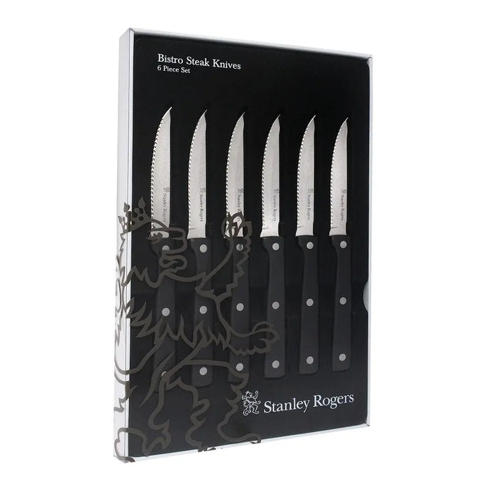 Stanley Rogers Bistro Steak Knives 6 Piece Set  Steak Knives